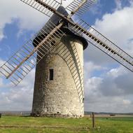 Landscape of Old Windmill