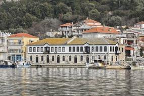 architecture on the coast of the island of Thasos