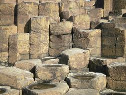 stone ruins of an old building in northern ireland