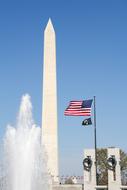 Washington Monument Usa water tower