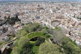 landscape of Granada Alhambra in Spain