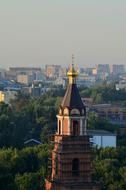 golden dome of an orthodox cathedral