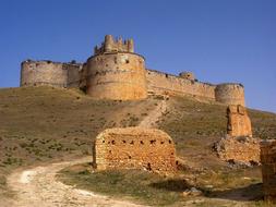 historic castle in the countryside in Spain