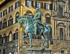 Medici Plaza Statue