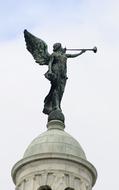 Statue with Wings at Sky