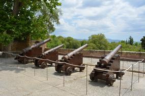 Cannon in Generalife, Andalusia