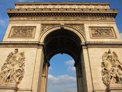 Arc de Triomphe Monument in Paris, France