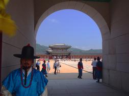 Korea city gate Building Monument