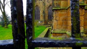 historic church architecture in a picturesque landscape