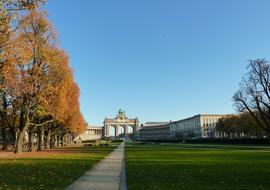 Park and Arcades du Cinquantenaire in Brussels, Belgium