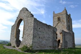 Burrow Mump Somerset in England