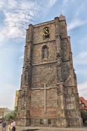 church with a tower in Poland