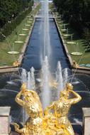 St Petersburg Russian Fountain monument