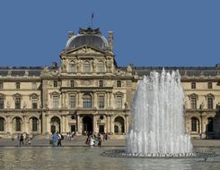 Louvre Palace in Paris France