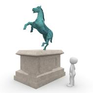 monument horse as a 3d model