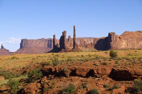 Sand Poles Three Sisters Red