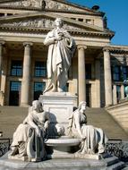 Schillerbrunnen Historical Monument in Berlin, Germany