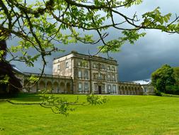 Florence court, beautiful mansion in garden, uk, Northern Ireland, Enniskillen