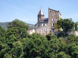 Chindrieux France Castle and forest