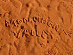 Sand Font Desert Monument