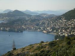 city skyline of Dubrovnik, Croatia