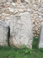 drawings on an ancient stone in mexico