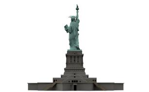 statue of liberty on a white background in uzbekistan