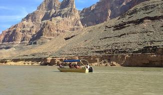 landscape of Grand Canyon River Colorado