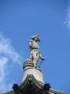 Nelson's Column Historical Monument in London, England