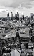 London Cityscape Architecture black and white