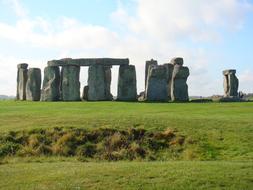 mystical place with stones in england