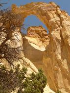 arch as a natural bridge in utah