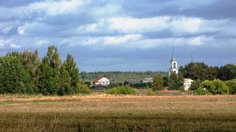 Temple in Nature Russia