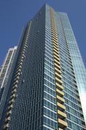 modern skyscraper in downtown chicago