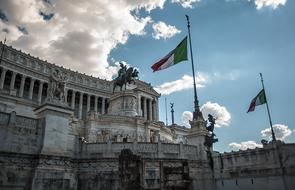 historical Altar Of The Fatherland in Rome