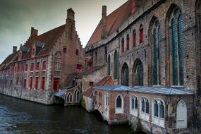 Bruges Belgium Buildings Middle