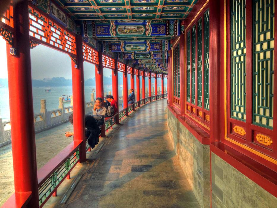 perfect Corridor Beihai Temple