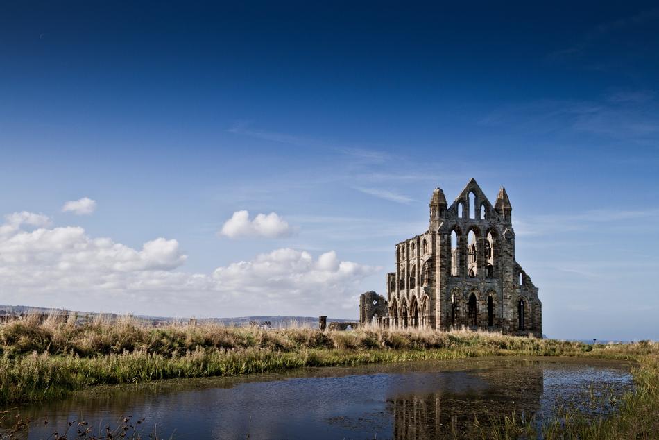 Whitby Abbey and water