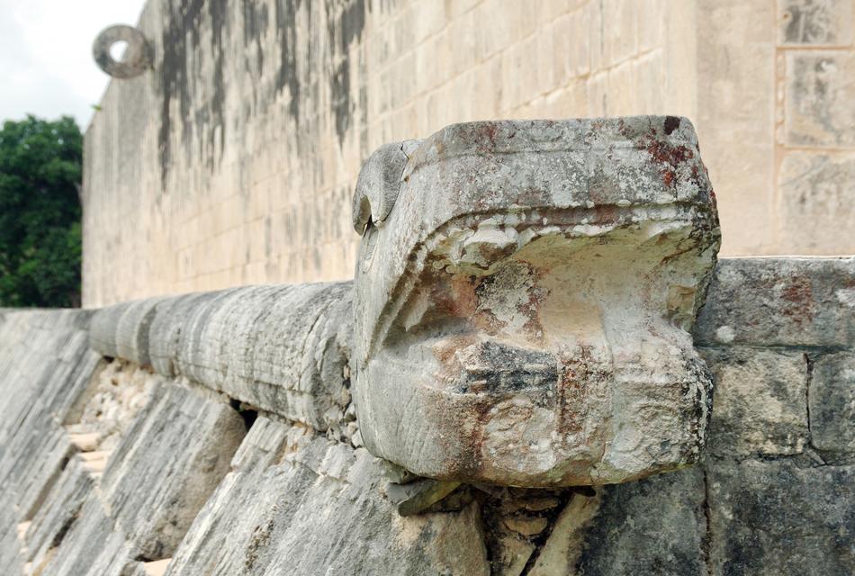 Mexico Chichen Itza Jeu ststue