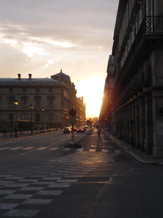 wonderful Paris sunset