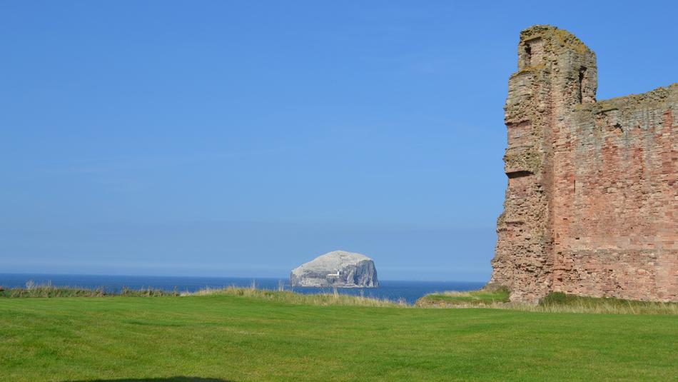 Scotland Tantallon Rock