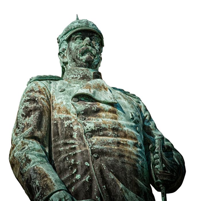 isolated Bismarck monument