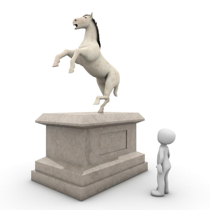 horse monument as a 3d model