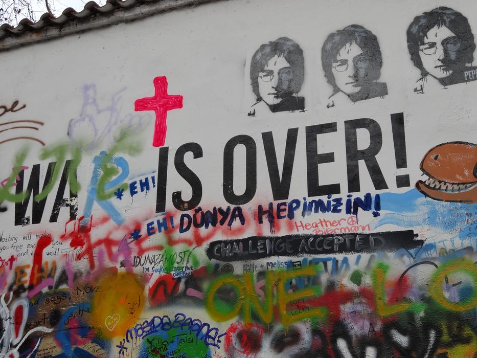 Czech Republic drawing wall is over