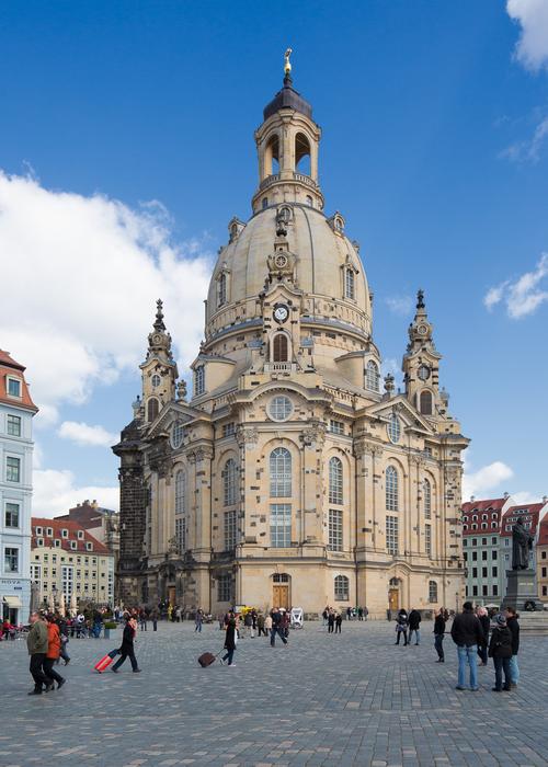 beautiful Frauenkirche in Dresden, Germany