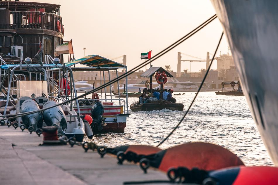 landscape of Arabian canal