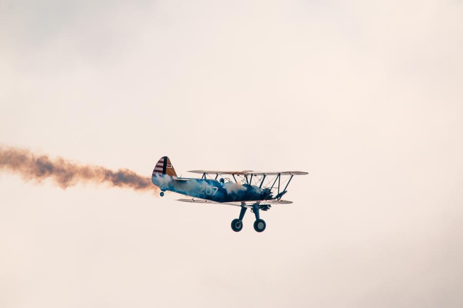 Boeing Stearman Pt-13D retro