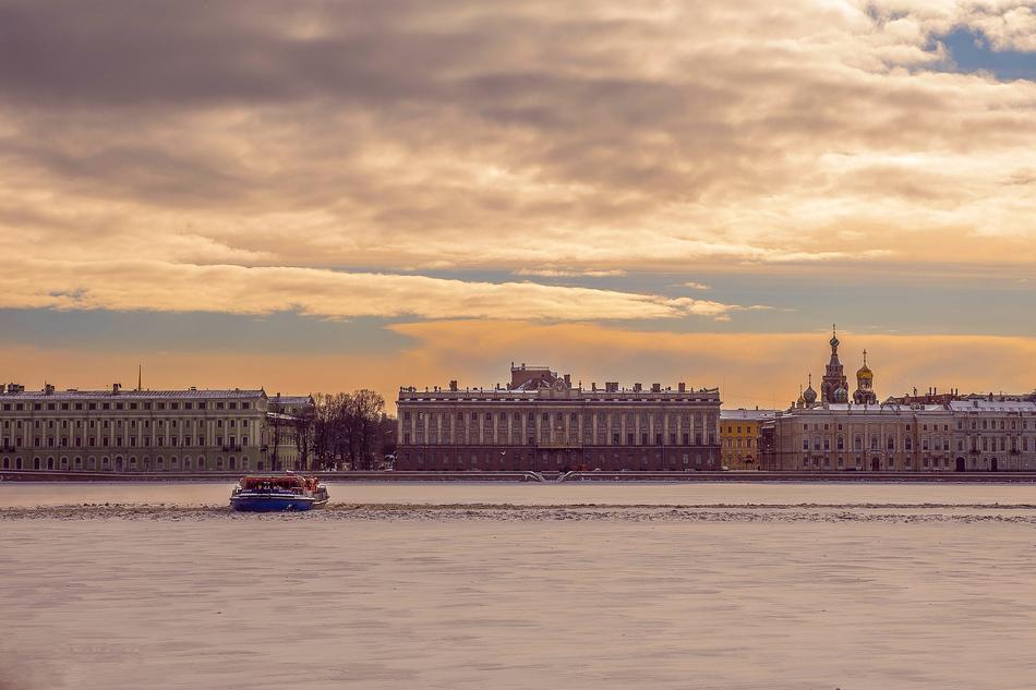 Beauty St Petersburg river Russia