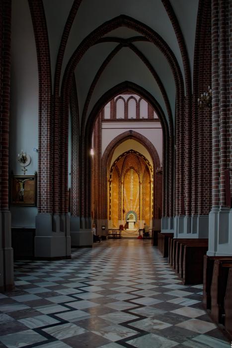 Church Interior Of Gothic