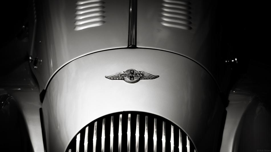 vintage silver motorcar